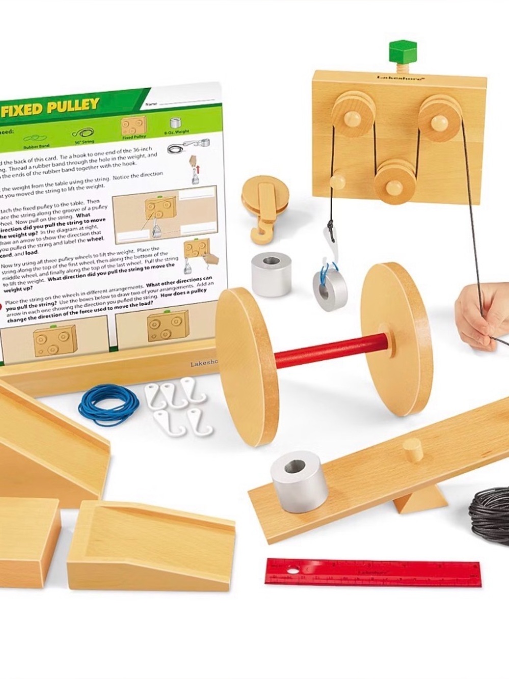 Lakeshore Simple Machines Lab Learning Stem Science Toy New*